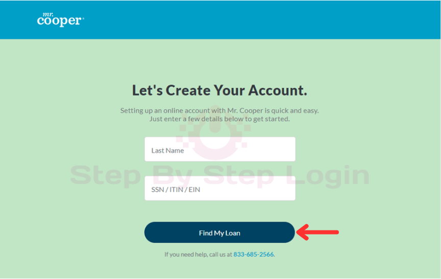 create your account 