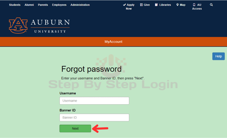 Forget password