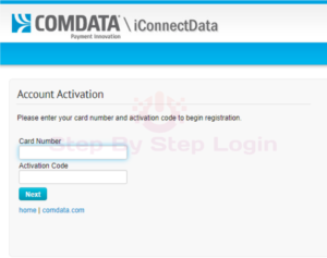 Comdata Cardholder card number